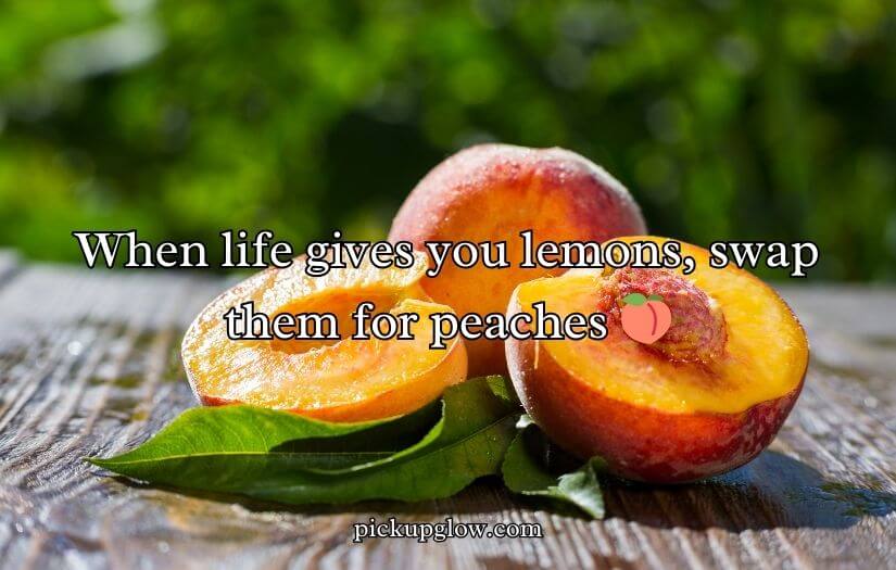 Funny Peach Puns