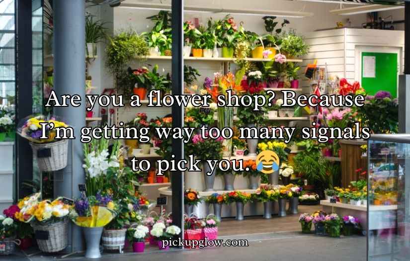Flower Pick Up Lines