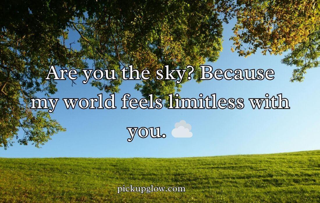 Green-Blue Pickup Lines