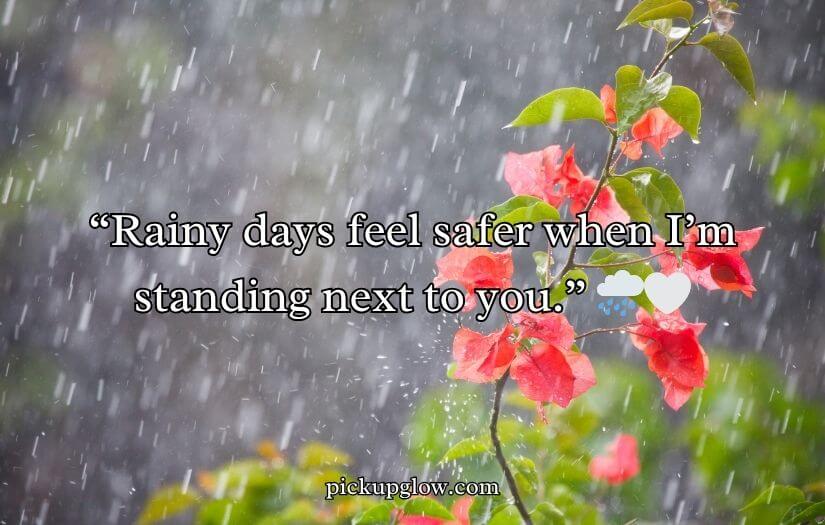 Rain Pickup Lines
