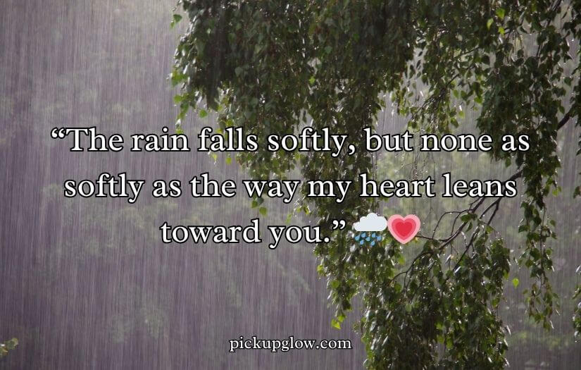 Rain Pickup Lines