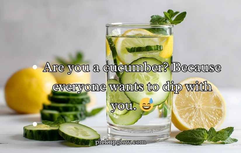 Cucumber Pick Up Lines