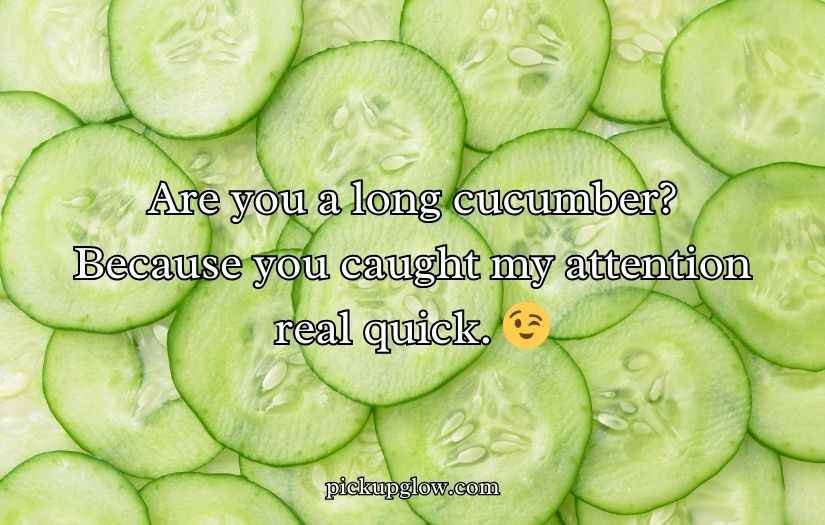 Cucumber Pick Up Lines