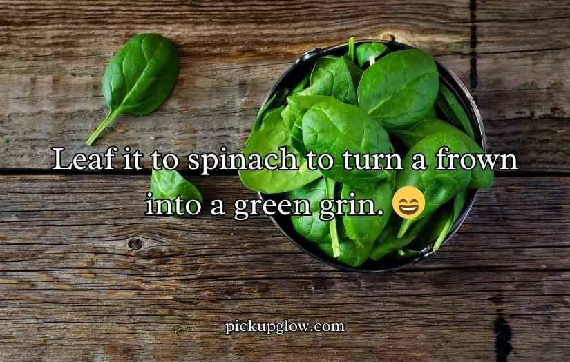 Spinach Puns
