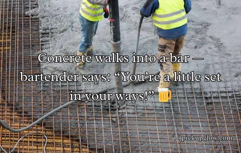 Concrete Puns and Jokes