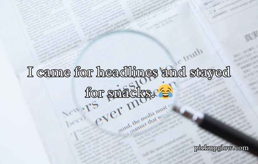 Headline Pick Up Lines