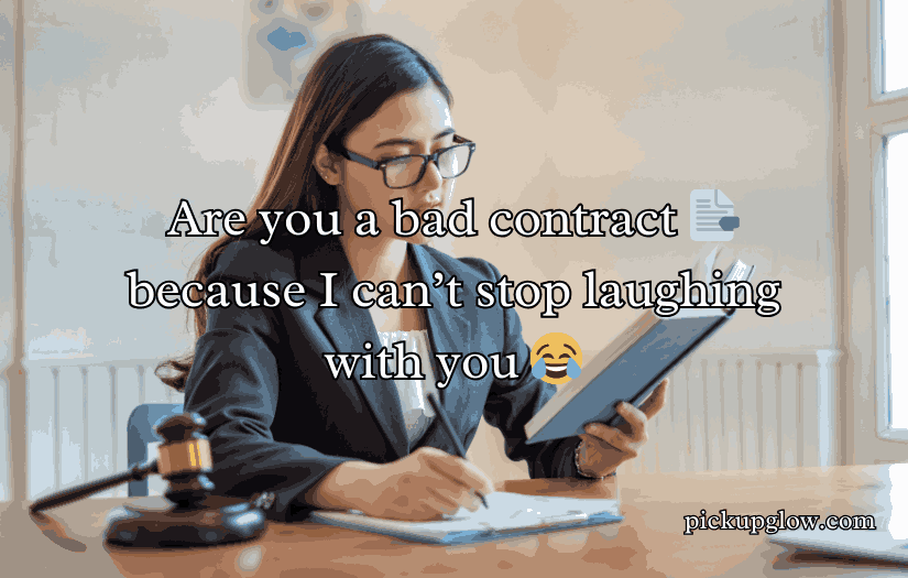Lawyer Pick Up Lines