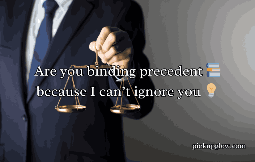 Lawyer Pick Up Lines
