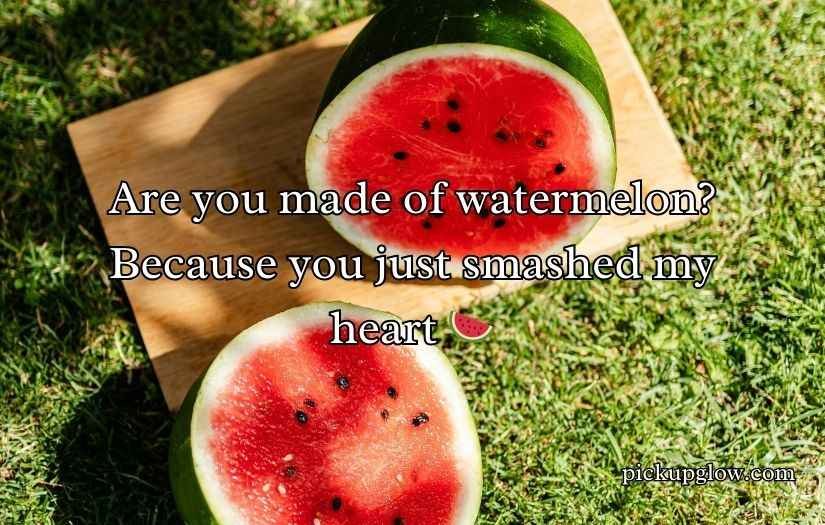 Watermelon Pick Up Lines