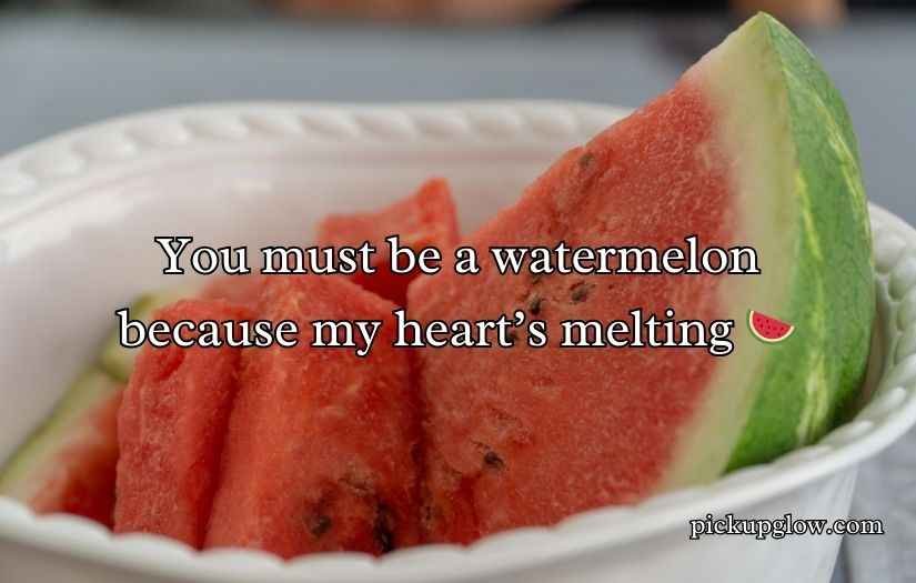 Watermelon Pick Up Lines
