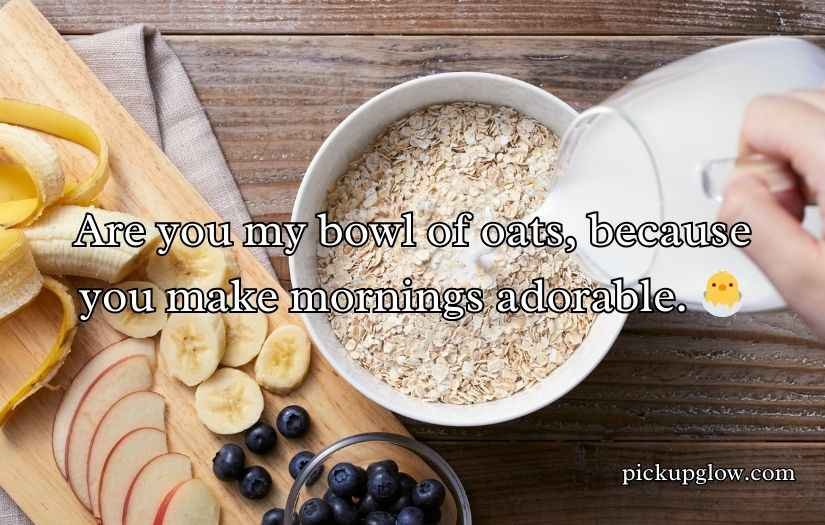 Oatmeal Pick Up Lines