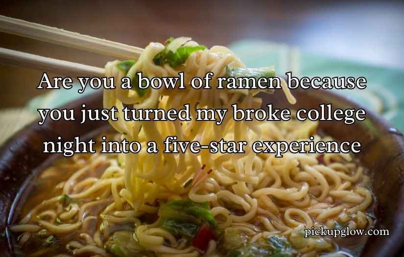Ramen Pick Up Lines