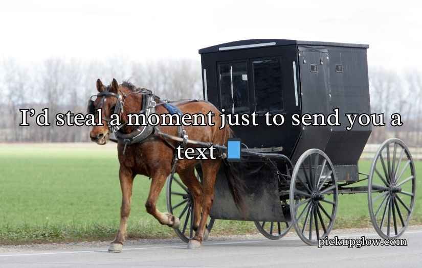 Amish Pickup Lines