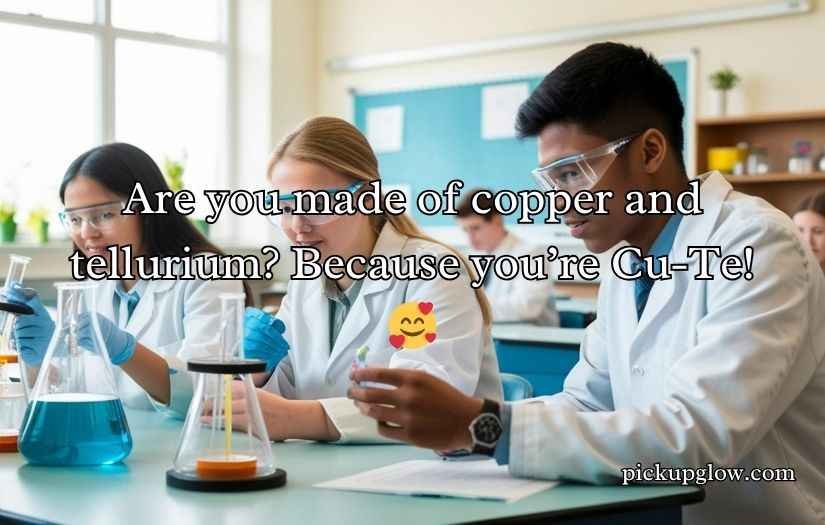 Chemistry Pickup Line