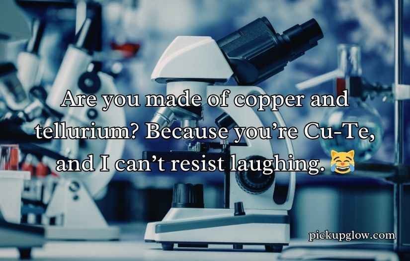Chemistry Pickup Line