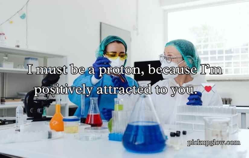 Chemistry Pickup Line