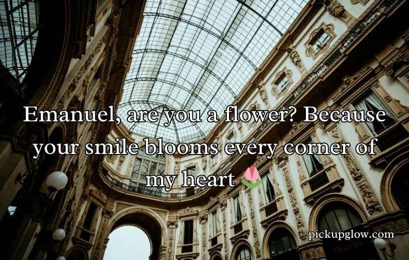 Emanuel Pickup Lines