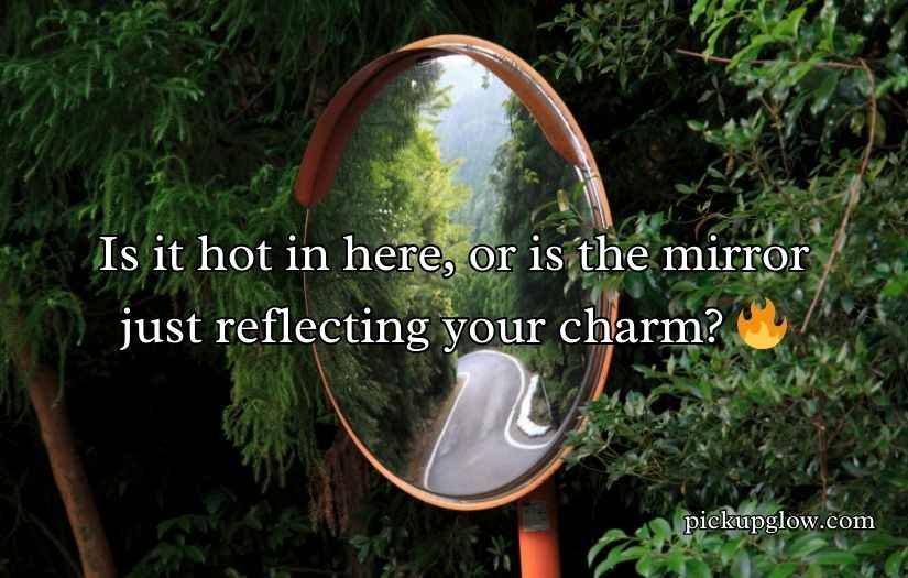 Mirror Pick Up Lines