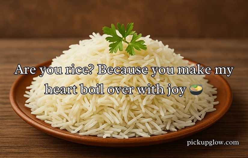 Rice Pick Up Lines