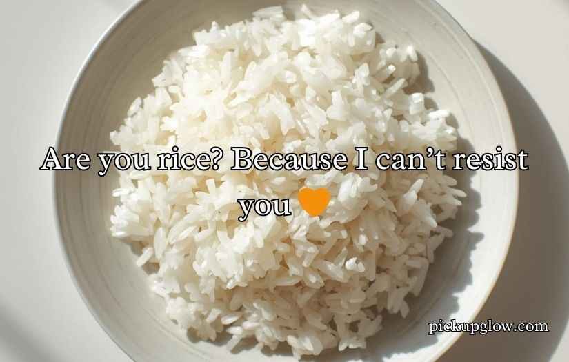 Rice Pick Up Lines