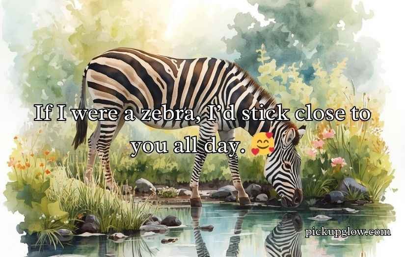 Zebra Pickup Lines
