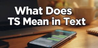 What Does TS Mean in Text What Does TS Mean in Text