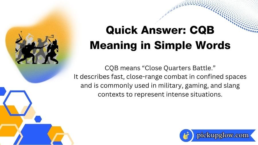 CQB Meaning