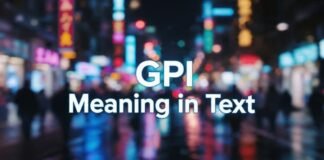GPI Meaning in Text GPI Meaning in Text