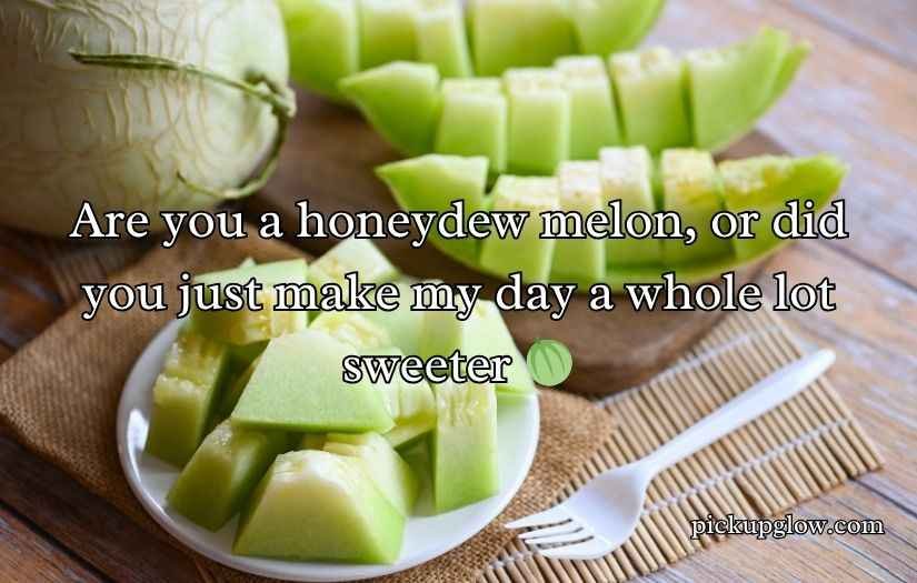 Honeydew Pickup Lines