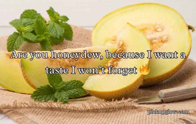 Honeydew Pickup Lines