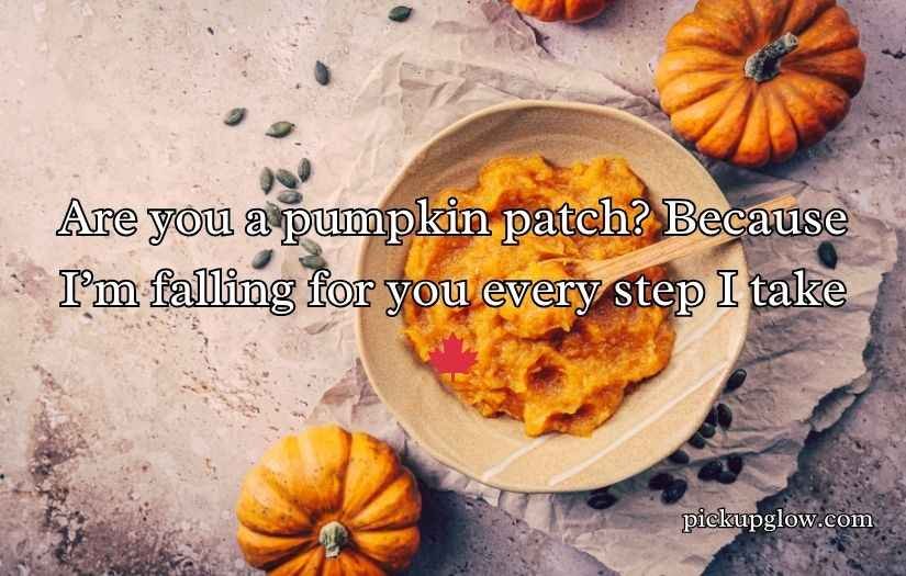 Pumpkin Pick Up Lines