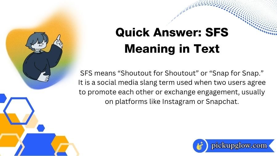 SFS Meaning in Text