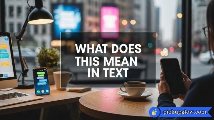 What Does This Mean in Text