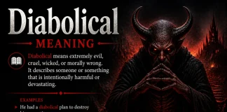 Diabolical Meaning Diabolical Meaning