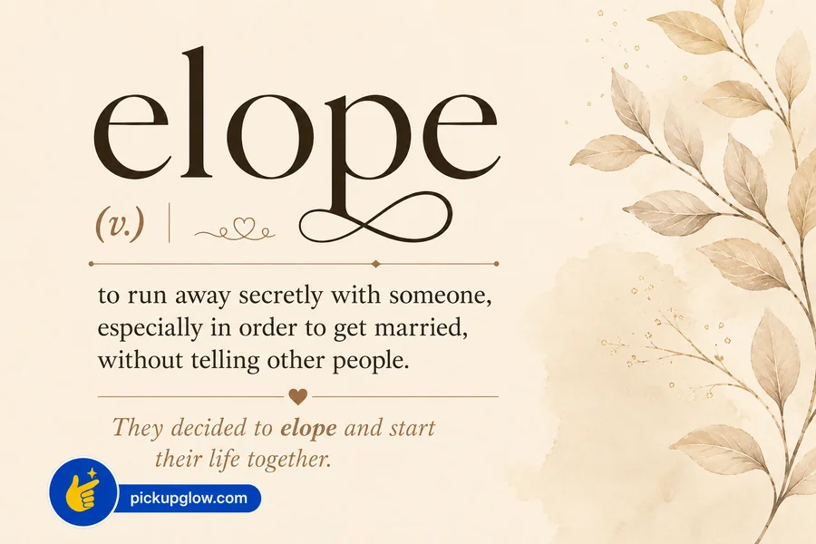 elope meanings